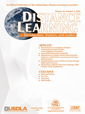 cover image of Distance Learning, Volume 18, Number 2